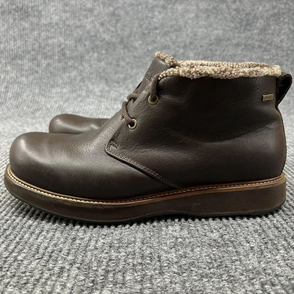 Samuel Hubbard Winter Gore-Tex Boots Men's 10M Brown Leather Shearling Lined